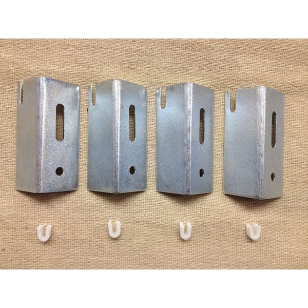 GENUEN® 4 x Universal Radiator Wall Brackets Enough for one Radiator