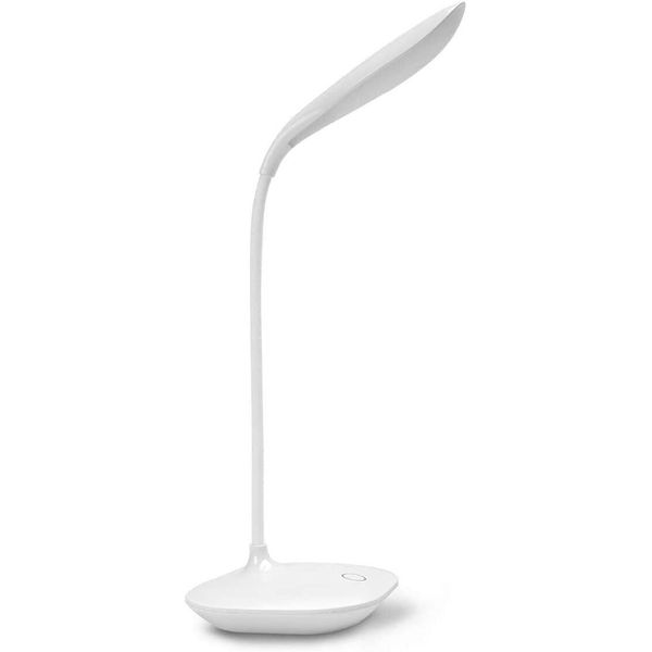 True Face Desk Lamp USB Portable Reading Light Table Lamp Eye Care 3 Light Modes Office Gooseneck Lamp Touch Control Used for Study Drawing Work