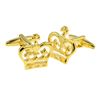 Gold Royal Crown Cufflinks