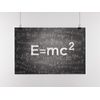 Physics Formula Mass Energy Equivalence Albert Einstein ArtPrint Poster 18x12