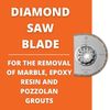FEIN 63502114210 Segmented Diamond Tipped Saw Blade, Colour Coded, 3 x 3/32"