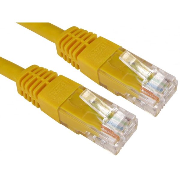 Alida Systems 0.25m Cat6 Ethernet Cable, High Speed and Reliable - Yellow