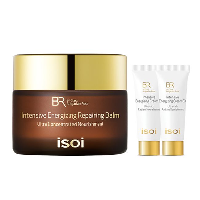 ISOI Bulgarian Rose Intensive Energizing Repairing Core Firming Balm 50ml + Firming Cream EX 7ml 2EA