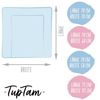 TupTam Baby Changing Mat Softly Padded Patterned, Foxes on The Plane, 75 x 85 cm