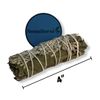 NESSASTORES - Blue Sage + Eucalyptus Smudge Incense 4" Bundle #JC-203 (18 pcs)