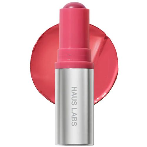 HAUS LABS BY LADY GAGA Color Fuse Lip + Cheek Blush Balm Stick in Glassy Rosette & ENTEL Aloe vera Sheet Masque (BONUS)