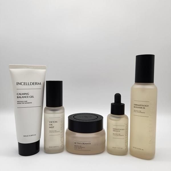 [Guaranteed genuine product] Incellderm basic 5-piece set (booster + serum + cream + calming balance gel + oil mist)