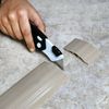 VIP Home Essentials Lightweight Strong ABS Plastic Folding Utility Box Cutter (6, Grey)