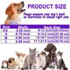 ATETEO Dog Collar,Reflective Adjustable Basic Dog Collar with Soft Neoprene Padding,Purple,Small Medium Large Dogs