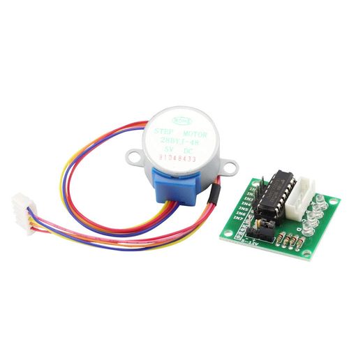 KKHMF Set of 2 28BYJ-48 5V Stepper Motor + ULN2003 Stepper Motor Drive Test Module Board 4 Phase 5 Line