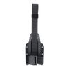 SAFARILAND 6004-10 Single Strap Leg Shroud Small Tactical Plate with Harness,Black Stx Tactical Finish