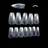 600 Pieces Medium Long Coffin Ballerina False Nail Tips NATURAL Full Cover Acrylic Press On False Nails Tips Extensions - Professional Salon & Home Use