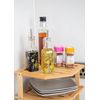 Copco Bamboo COP3TIERCORBAM Three Tier Kitchen Corner Storage Shelf, Display Boxed, Wood, Brown