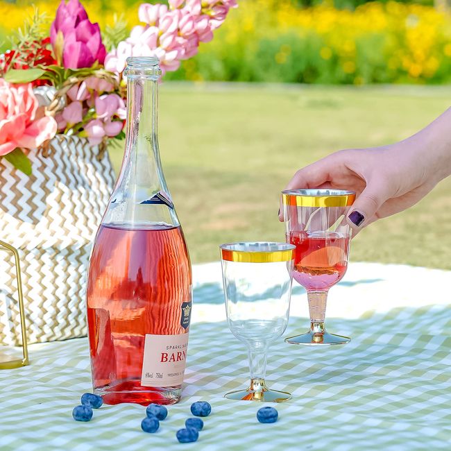 Plastic Wine Glasses With Stem 