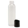 2 fl oz Clear Plastic Bottle with Dispenser Lid (6 Pack)