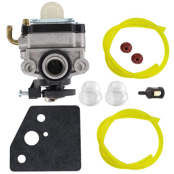 AISEN Carburetor for Craftsman 4 cycle mini tiller 316.292711 Fuel Line Filter Primer Bulb Carb Gasket