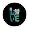 Love Tooth Happy Dentist Appreciation Gift PopSockets Adhesive PopGrip