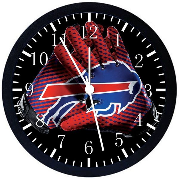 Buffalo Bills Wall Clock 12" Large Personalized option with adding names F118