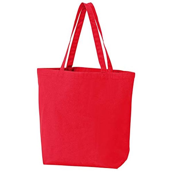 Printstar L 00778-TCC Canvas Tote Bag, red, L