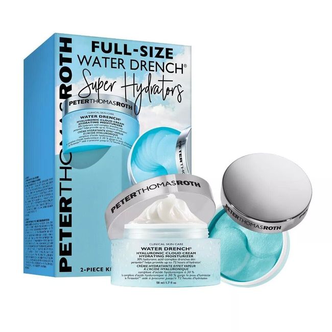 Peter Thomas Roth Full-Size Water Drench Super Hydrators 2-Piece Kit New in Box