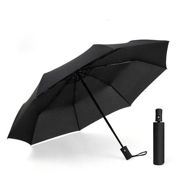 Newsight Travel Folding Umbrella, Strong 8 Ribs Reinforced Windproof Rain Umbrella, Strong Durable Umbrella Compact Portable Umbrella, Auto Open/Close Lightweight Umbrella