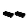 Eyes BCA Hygenic Gloves, Matte Black, M, 100 Sheets x 2 Sets