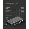 Belkin - Connect Universal USB-C 8-in-1 Dual Display Core Hub Compatible with...