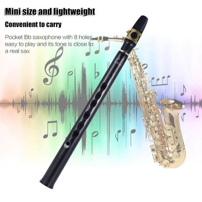 8-hole Pocket Sax Mini Portable Saxophone Little Saxophone With Carrying  Bag Woodwind Instrument Musical Accessories