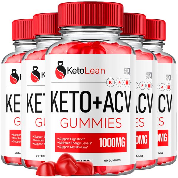 Keto Lean ACV Gummies -  KetoLean ACV Maximum Strength for Body Shaping (5 Pack)
