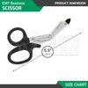 50 Paramedic EMT Trauma Shears Nurse Scissors Set 5.5" First Aid W/Plastic Probe