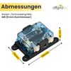 Offgridtec® 2-way MEGA-Fuse fuse holder with holder for spare fuse