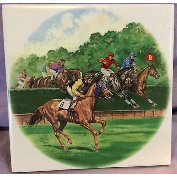 Steeplechase Ceramic Tile or Hot Plate