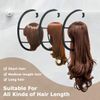 Dreamlover Hanging Wig Stand, Wig Head for Wigs, 4 Sets