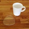 Coasters - Pebble Shaped - Clear - 8 Set