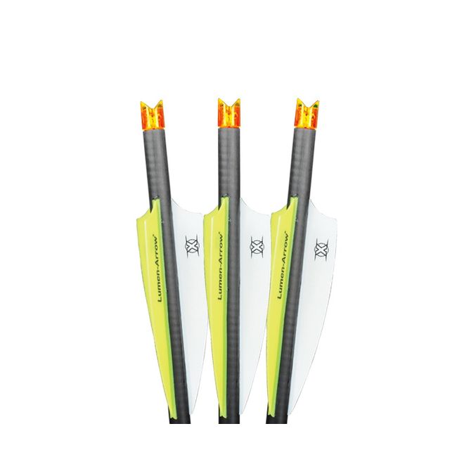 Lumenok lumen-arrow bolt 20",(3pk) orange