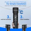 0.01Μm Inline Water Filter System for Refrigerator, Ice Maker, under Sink, 1/4 I