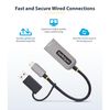 StarTech.com 2.5GbE USB-C to Ethernet Adapter with USB-A Converter, NBASE-T NIC, USB 3.0 Type-C 2.5/1G Multi Speed Network