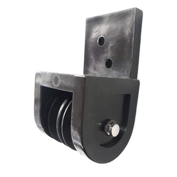 Telescopic Double Pulley for Pergola Rope (Black)