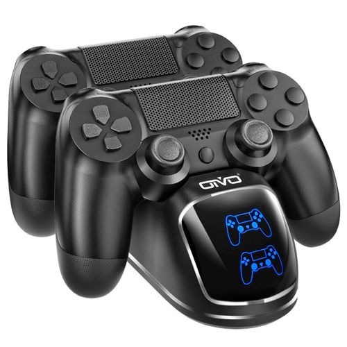 OIVO PS4 Controller Charger, PS4 Controller Charging Station with Upgraded 1.8-Hours Charging Chip, Charging Dock Station Replacement for Playstation 4 Dualshock 4 Controller Charger