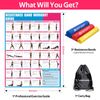 Resistance Bands Set for Exercise, Physical Therapy, Strength Training, and Yoga