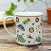 Stylish Kutani Ware Mug, Treasure, Ceramic, Tableware, Made in Japan, Brand