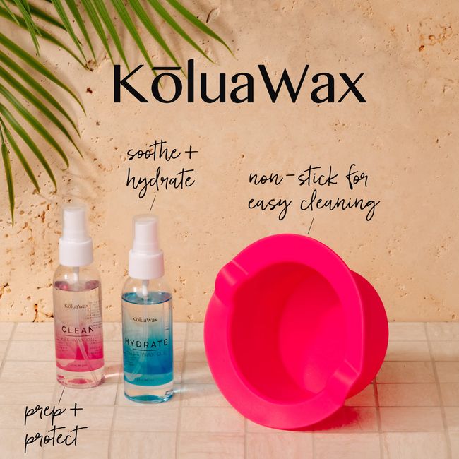 Koluawax Premium Waxing Kit for Women - Hot Melt Wax Warmer for