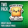 Cute Bread Magnets - Funny Kitchen Decor - Bread Pun - 2 Pack - Made in USA - PLDFMAG4346