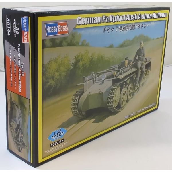 Hobbyboss 80144 1:35 Scale German Pz.Kpfw.1 Ausf. A ohne Aufbau Plastic Model Kit