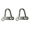Garage Door Spring W-Hook One Panel One Piece Doors for End Springs 2PCS