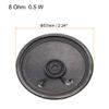 sourcing map 0.5W 8 Ohm DIY Magnetic Speaker 57mm Round Shape Replacement Loudspeaker for