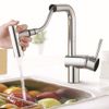Kitchen Tap Nozzle 2-Function Replacement Kitchen Extendable Mixer Tap Sprinkler Extendable Shower Head Kitchen Tap Shower Head Replacement Nozzle Mixer Tap for Kitchen (61002)