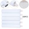 Gdrasuya10 100pcs 100ml Aluminum Empty Toothpaste Tubes, Recyclable Empty Toothpaste Tube with Needle Cap