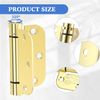 10 Pcs Self Closing Door Hinge 3.5'' Spring Loaded Hinges Automatic Door Closer 