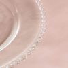 Serving Platter Beaded Glass Bar Drinks Cocktail Serving Tray (CF23)